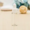 5ML Mini verre ambré huile essentielle compte-gouttes bouteilles rechargeables vide compte-gouttes parfum cosmétique lotion liquide échantillon conteneur de stockage Mokl