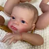 Dolls 20 polegadas já pintadas de bonecas renascidas Lanny Uncamled Like Like Baby 3D Skin com veias visíveis Corpo de pano incluído 230814