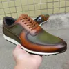 Klädskor stora storlekar mode män äkta läder casual business oxford sneakers bekväm andningssport platt man 230814