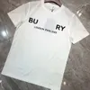 Maglietta firmata T-shirt casual da uomo Mms Maglietta girocollo a maniche corte con monogramma Pullover bianco e nero M-3XL