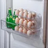 Aufbewahrung Flaschen 3 Schichten Eierhalter tragbare Behälter Faltbare Eierkorb Küche Frische Karton Organisatoren für Kühlschrank