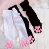 Fünf Finger Handschuhe 4pcs Schöne Katzenohr -Ohr -Haarband -Klauenhandschuhe Mädchen Anime Cosplay Kostüm Plüsch Katze Pelz Ohr -Stocking Night Party Club Stirnbänder 230815