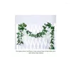 Flores decorativas 2.1m Wisteria Artificial Flower Rattan Wreath Wedding Arch Home Garden Decoration Fake Plant Leaf Vine Ivy Wall