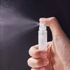 5 ml da 10 ml di atomizzatore in plastica glassata tubo vuoto ridotto di profumo di profumo di profumo matte per viaggi per viaggi 017oz 034oz NBVQM