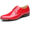 Отсуть обувь MoveChain Мода мужская патентная кожа свадебная мужчина Laceup Office Business Oxfords Mens Casual Triy Flats 230814