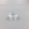 1ml/1gプラスチック空の瓶化粧品サンプルクリアポットアクリルメイクアップアイシャドウリップバームネイルアートコンテナキラキラボトルトラベルCTQWG