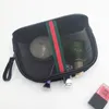 New Korean Net Red Shell Cosmetic Bag Black Transparent Mesh Bag Travel Toiletry Bags