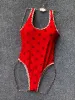 Costumi da bagno firmati bikini Costumi da bagno donna Costumi da bagno interi con stampa di lettere classiche Costumi da bagno interi di design da donna con bikini affascinante