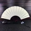 Dekorative Figuren 8/10 -Zoll Klapptuch Handfan chinesischer Stil Holz Bambus Antike Fan Home Kalligraphie Malerei Dekor Pographie