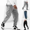 Erkekler Pantolon 2023 Jogger Sweetpants Moda Çizme Sokak Giyim Sıradan Bol Pantolon Erkek Gevşek Harem Nefes Alabilir Pantolon Artı Boyut