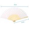 Decorative Figurines 1 Paper Bamboo Folding Fan Wedding Personalized Party Decoration Art Crafts Chinese Dance Home Gifts