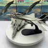 Aircraft Modle Scale 1/100 Fighter Model US F-14A F14 VF-84 Military Aircraft Replica Aviation World War Plane Collectible Toys for Boys 230814