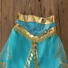 Conjuntos de roupas 4-8 anos adoráveis crianças bebês meninas princesa cosplay conjuntos de roupas personagens de desenhos animados fantasia vestido cosplay fantasia roupas de festa