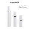 15 30 50ML Empty refillable white high-grade airless vacuum pump bottle Plastic cream lotion Container Tube Travel Size Kpgcr