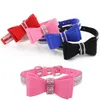 Dog Apparel Personalized Bling Cat Collar Glitter Diamond Pet accessories leashes For Small Medium Large Dogs 230814