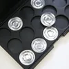 15 pcs 26mm فارغة "No Magnetic" Palette With Aluminium Pans Makeup Tools Cosemtics DIY Box Paleta de Sombras GKQPI