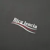 BLCG LENCIA UNISEX 여름 티셔츠 여성 대형 헤비급 헤비급 100%면 직물 트리플 스티치 솜씨 플러스 사이즈 탑 티스 SM130185