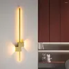 Lâmpada de parede moderna simples Long Led Up Down Strip Light Home Decor para quarto de cabeceira da sala de estar SCONCE