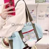 Duffel Bags Kawaii Nylon Travel Bag Candy Asthetische schoudertas Y2K Grote capaciteit Tas Koreaanse ins Vrouwen Crossbody Tas draagbare bagagerassen J230815