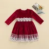 Girl's Dresses Baby Girls Dress Clothes Baby Coral fleece Dresses for Girls Long Sleeve 1st Birthday Clothing Outfits Girl Clothes R230815