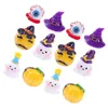 Garden Decorations 12 Pcs Halloween Landscape Decor Desktop Adornment Mini Scene Layout Resin Ornament