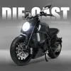 1 12 Ducati Diavel Carbon Red Die Cast Fordon Collectible Hobbies Sound and Light Motorcykel Model Toys Christmas Gifts T230815