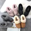 حذاء اللباس 2023 Aobreugg Natural Sheepskin One in One Snow Boots True Leather True Wool Low Top Top Boots for Ladies x230519