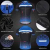 Rowerowe koszulki Sets Lixada Men Jersey Set oddychający szybki sucha krótkie i wyściełane szorty MTB Cycling strój Men Cylling Set 230814