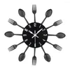 Orologi da parete Design Orologio cucina cucina moderna creatura creativa in metallo silenzioso klock decorazione per la casa