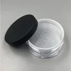 50 ml(166 oz) Empty Reusable Plastic Loose Powder Compact Bottles Container DIY Makeup Powder Case with Sifter and Lined Screw Lid Kewnh