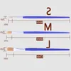 2ml 3ml 5ml 6 أكواب/قطاع مصغرة أواني بلاستيكية بلاستيكية فارغة حاوية تخزين الحاوية مضادة للتخزين مع فرشاة الطلاء نايلون hmse