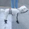 Abbigliamento per cani per gatto per gatto riflettente impermeabile impermeabile trasparente piovoso da viaggio per esterni