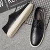 Dress Shoes Men Classic Business Formal Leather Oxford Casual Driving Tooling Laceup Flats 230814