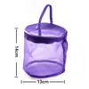 Storage Bags Stitch Lightweight Knitting Yarn Bag Tote Organizer Holder Size S(Purple)