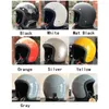 Motorcycle Helmets Fiberglass Helmet Jet Bubble Visor&COCASCO Motobike Street Riding Casque Moto De Capacete Helm DOT ECE