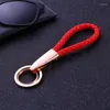 Keychains handgemaakte lederen heren sleutelhanger sleutelhanger voor autosleutels sieraden accessoires luxe Valentijnsdag paar cadeau groothandel