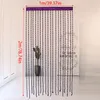 Curtain 1X2M Door And Window Panel Fly Screen Fringe Room Tassel Beaded Curtains Home Decoration 230815