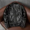Giacche da uomo Brand Origin Genuine JackEtrider Vintage Black di qualità Nera Cow giacca da giacca Slip Short Short Short 230814