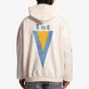 Streetwear Fashion Printed 1 Kvalitet Casual Loose Overdimensionerade toppar Pullover Sweatshirt Hoodies för män