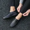 Laufschuhe Leder Formal Lofers für Männer Luxusmarke 2023 Slip auf lässige Moccasins Italienische männliche Fahrschuhe Chausal Homme 47 230803