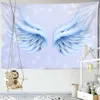 Gobelinowe skrzydła aniołów gobelin wiszące proste hipis sztuka dla dzieci dziewczynki pokój dekoracja domu