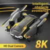 Drone aérien M50, caméra HD 8K, hélicoptère RC pour éviter les obstacles, FPV, WIFI, jouet quadricoptère pliable professionnel