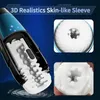 Sex Toy Massager Automatic Male Masturbator Thrusting Vibration Blowjob Machine Masturbation Cup for Men Adults Piston Mastubator