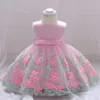 Abiti da ragazza Summer Baby Girl Dress Princess Party Frock Classazione Bambini Abiti per bambini Fare festa di compleanno di compleanno 3-24 mesi Vestidos 230815