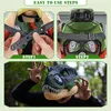 Partymasken Dinosaurier Maske Halloween Latex bewegliche Mund Kopfbedeckung mit Klangs glühende Augen Horror Party Maske Rollenspiele Requisiten Tier Cosplay 230814