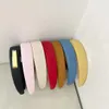 Дизайнер C Письма с печатью кожа кожа для женщин для женщин Wide Edge Bownot Hair Hoop Outdoor Accessories