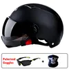 Cycling Helmets Black Road Bike Helmet Men Matte Bicycle Women Halmet Motorcycle Mountain Integrally Molded 230815