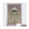 Tapijten Islamitische moslimgebed Mat Salat Musallah Tapis tapijt Tapet Tapete Banheiro Bidden 70x110cm Rrb10932 Drop levering Huis Garde Dhxwd