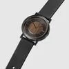 Relógios de pulso Eoeo Japanese Quartz observa para homens de madeira de madeira sólida relógio mecânico Design minimalista de luxo masculino