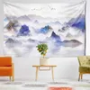 Tapestries landschap schilderen tapijtwand hangende kunst natuurlijk landschap hippie esthetische kamer huisdecor r230815